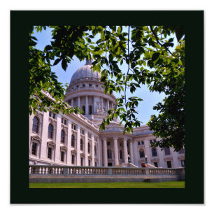 Madison Hauptstadt Gebäude Fotodruck