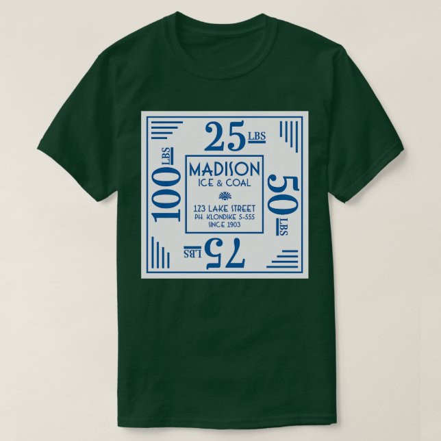 Madison Ice Coal T-Shirt (Design vorne)
