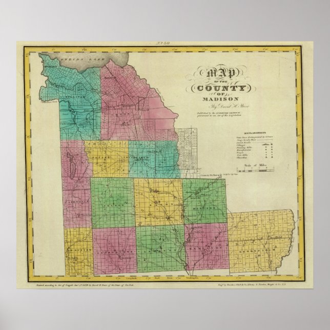 Madison Landkreis Poster (Vorne)