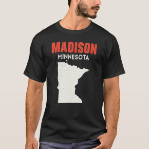 Madison Minnesota USA Staat America Travel Minneso T-Shirt