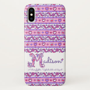 Madison Name bedeutet Herz doodles iPhone Case-Mate iPhone Hülle