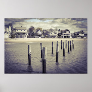 Madison-Strand Connecticut Poster