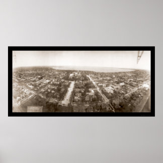 Madison WI Aerial Foto 1908 Poster