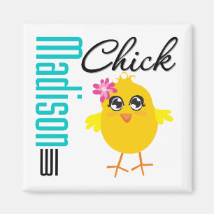 Madison WI-Küken Magnet