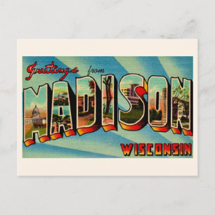 Madison Wisconsin Grußpostkarte Postkarte