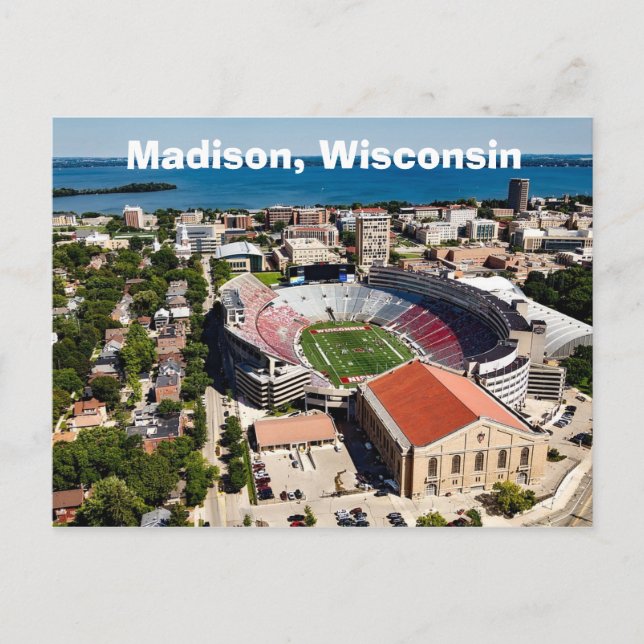 Madison Wisconsin - Hauptstadt Postcard Postkarte (Vorderseite)
