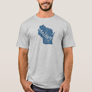 Madison, Wisconsin Holzkörner T-Shirt