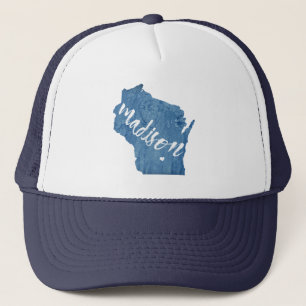 Madison, Wisconsin Holzkörner Truckerkappe