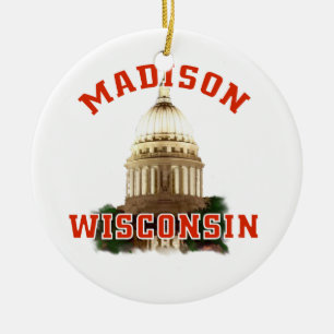 Madison, Wisconsin Keramik Ornament