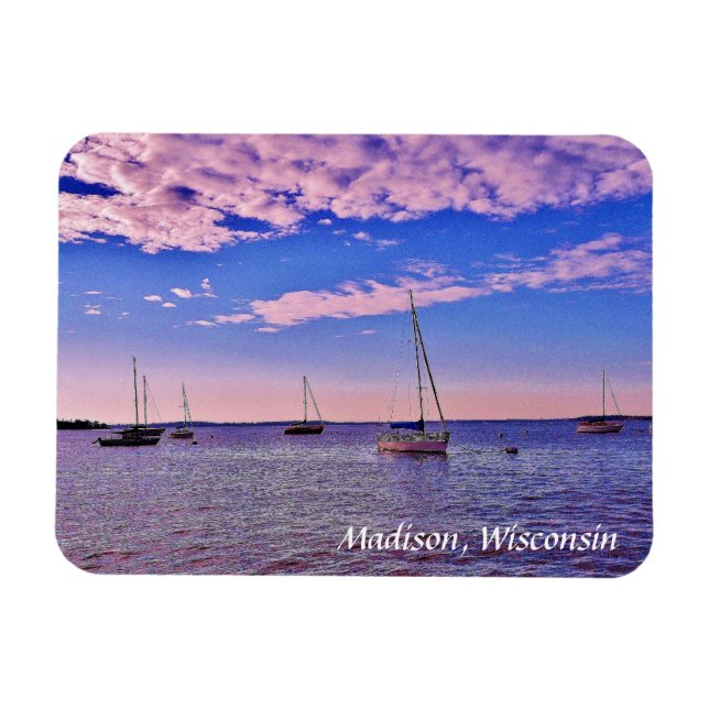 Madison, Wisconsin Magnet (Horizontal)