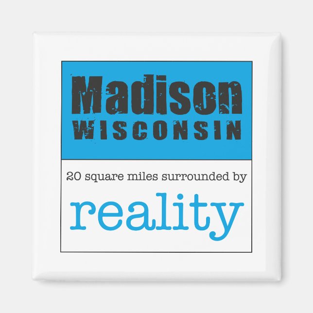 Madison Wisconsin Magnet (Vorne)