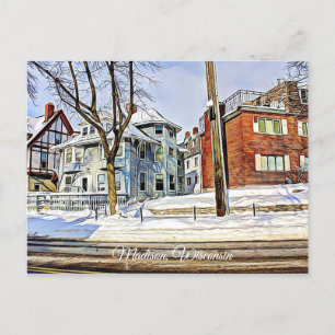 Madison, Wisconsin Postcard Postkarte