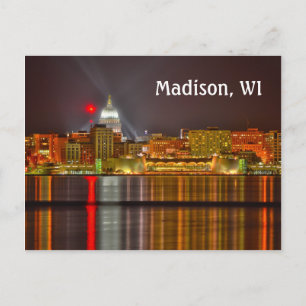 Madison, Wisconsin Postkarte