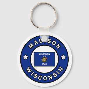 Madison Wisconsin Schlüsselanhänger