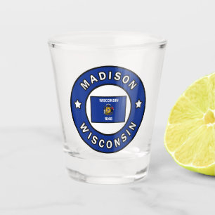 Madison Wisconsin Schnapsglas