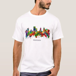 Madison Wisconsin Skyline T-Shirt