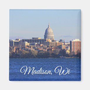 Madison, Wisconsin Souvenir Keepake Magnet