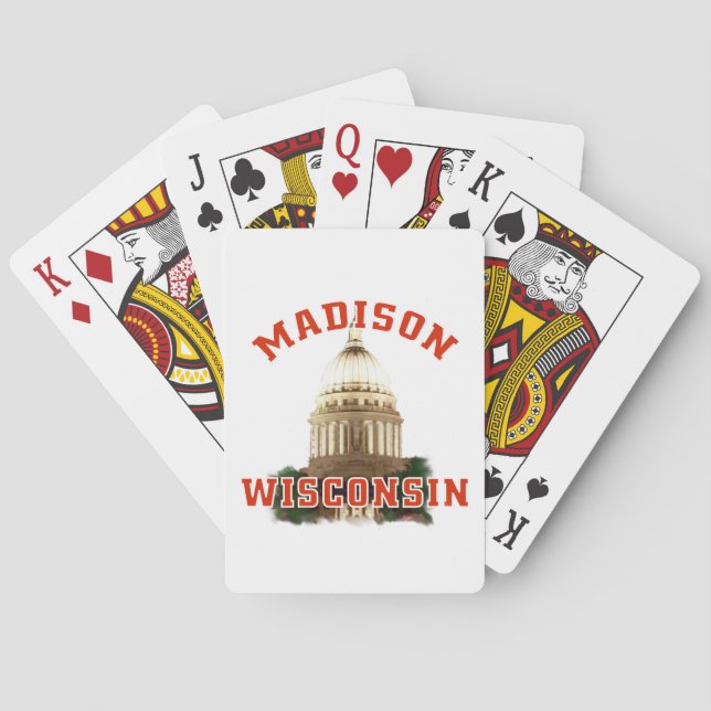 Madison, Wisconsin Spielkarten (Rückseite)