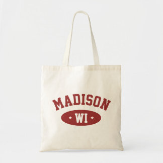 Madison Wisconsin Vintage Varsity Style Tote Bag Tragetasche
