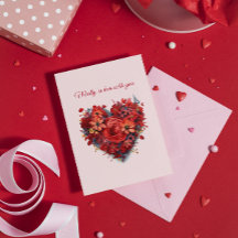 Madly in Liebe | Blumenherz | Benutzerdefinierter