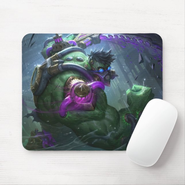 Madman Gaming Mousepad | Power Lifter Theme Art (Mit Mouse)