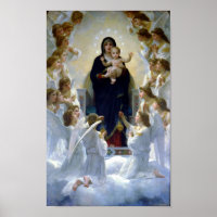 Madona Queen of Angels Bouguereau Regina Angelorum