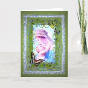 Madona und Kind Karte