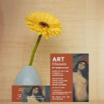 Madonna 1894 Version von Edvard Munch, Art Classes Flyer<br><div class="desc">Madonna 1894 von Edvard Munch,  Art Teacher,  Art Class Advertising Flyer von The Business Card Store.</div>