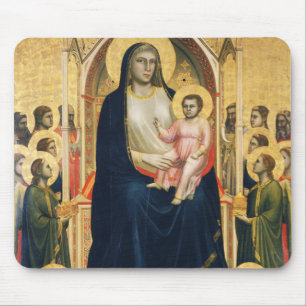 Madonna aller Heiligen, Giotto, 1306-1310 Mousepad