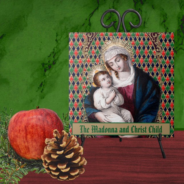 Madonna and Child (DPT 001) Fliese (Von Creator hochgeladen)