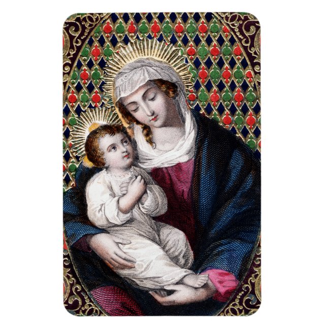 Madonna and Child (DPT 001) Magnet (Vertikal)
