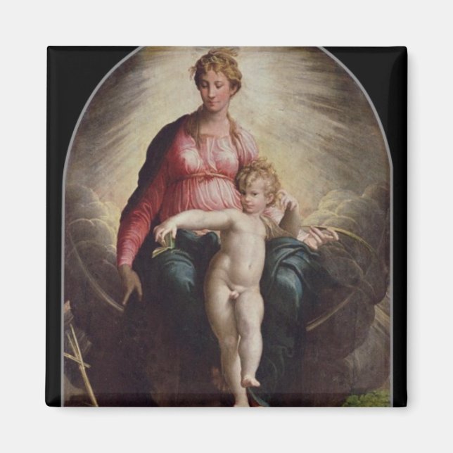Madonna and Child with St. John and St. Jerome, 15 Magnet (Vorne)