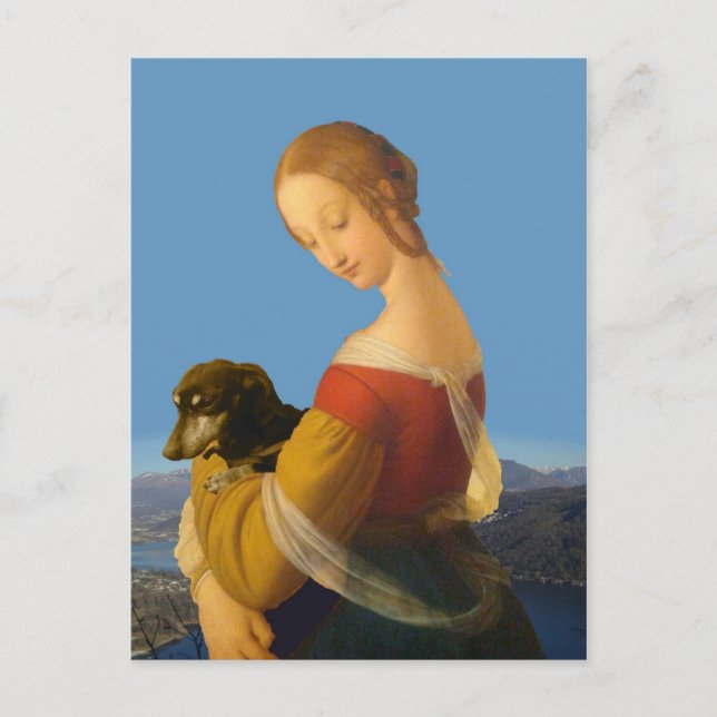 Madonna and Dachshund Art Tate Britain Postkarte (Vorderseite)