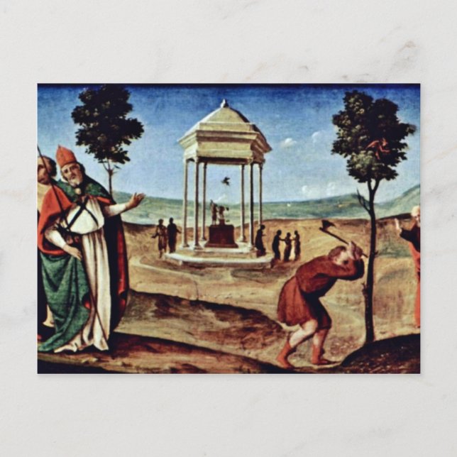 Madonna begeisterte St. Peter St. John The Baptist Postkarte (Vorderseite)