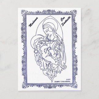 Madonna-Betrug Santacito Feiertagspostkarte