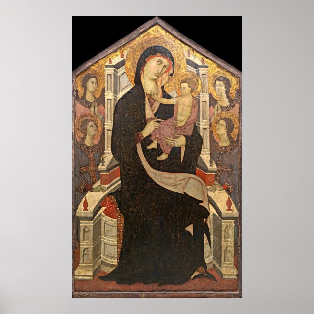 Madonna & Child, Città di Castello Kunst, Dichtung Poster (Vorne)