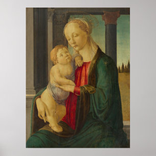 Madonna & Child, Sandro Botticelli Poster