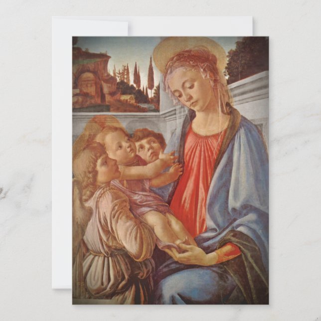 Madonna Christ Kind und Engel (Vorderseite)