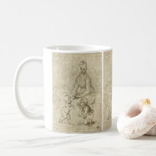 Madonna, Christus und Johannes der Täufer von Raff Kaffeetasse