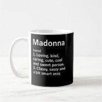 MADONNA Definition Personalized Name Funny Birthda