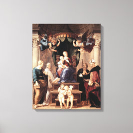 Madonna del Baldacchino - Raphael - c1506 Leinwanddruck
