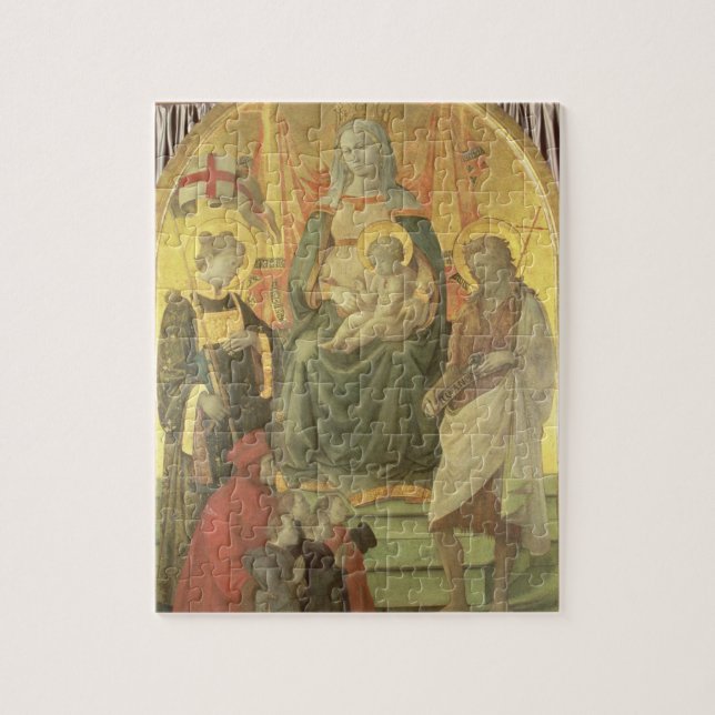 Madonna Del Ceppo, 1453 (und Detail 62016) Puzzle (Vertikal)