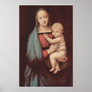 Madonna del Granduca von Raphael Poster