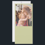 Madonna del Magnificat hält das Baby Jesus<br><div class="desc">Ein Öl aus dem 15. Jahrhundert von Sandro Botticelli. Schönes Bild von Mary und Baby Jesus. Jesus schaut auf Maria hoch und hält sie mit der rechten Hand fest.</div>