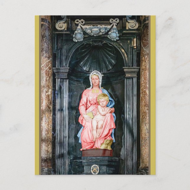 Madonna del Sasso Frische Pasta machen Postkarte (Vorderseite)