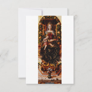 Madonna della Candeletta Heilige Karte Ave Maria
