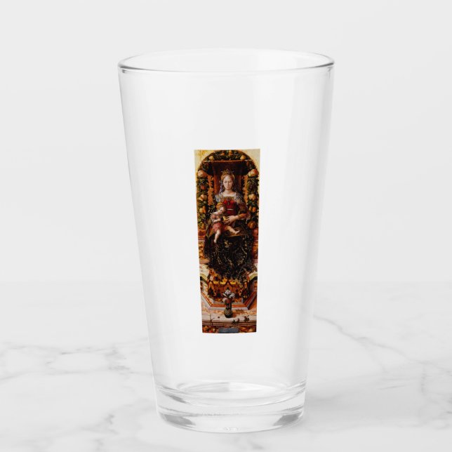 Madonna della Candeletta von Carlo Crivelli Glas (Vorderseite)
