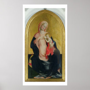 Madonna der Bescheidenheit, c.1410 (Tempera auf Poster