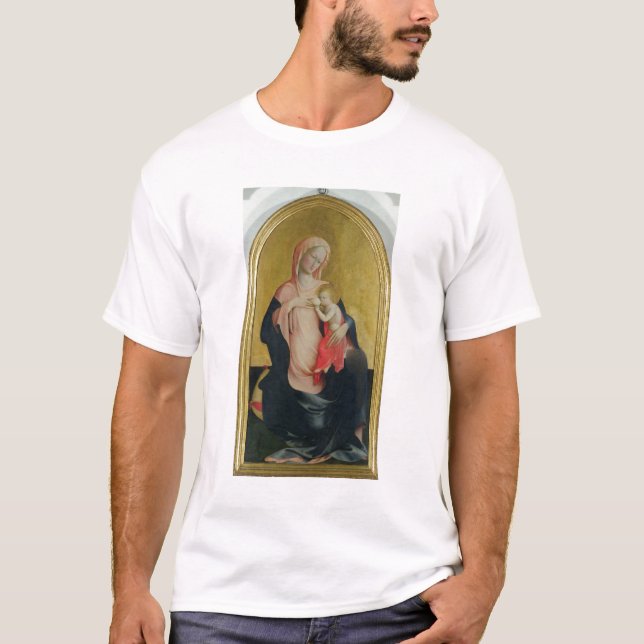 Madonna der Bescheidenheit, c.1410 (Tempera auf T-Shirt (Vorderseite)
