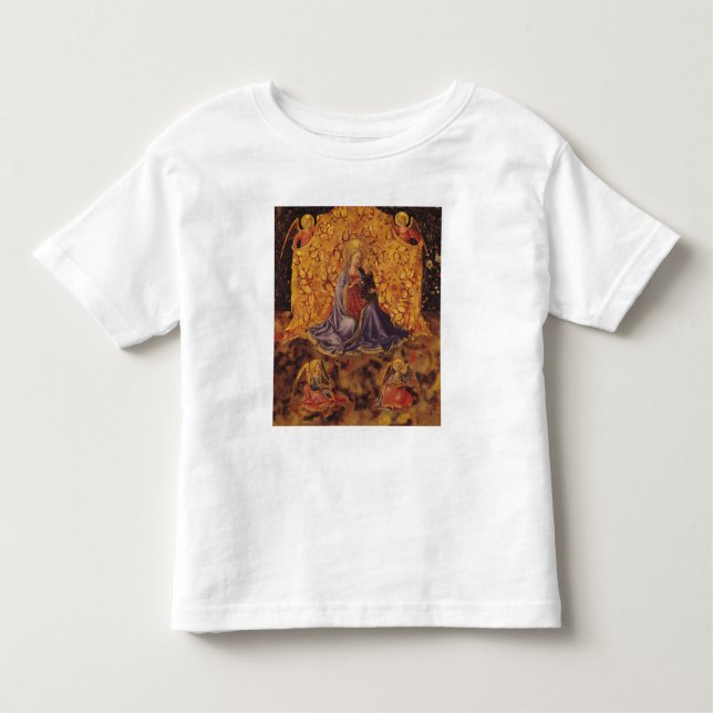 Madonna der Bescheidenheit mit Christuskind und Kleinkind T-shirt (Vorderseite)